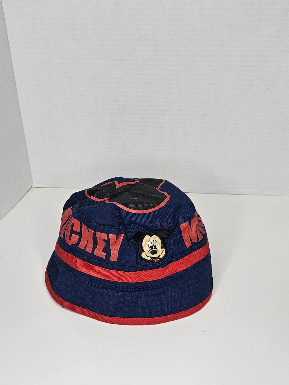 Mickey Mouse Navy & Red Bucket Hat